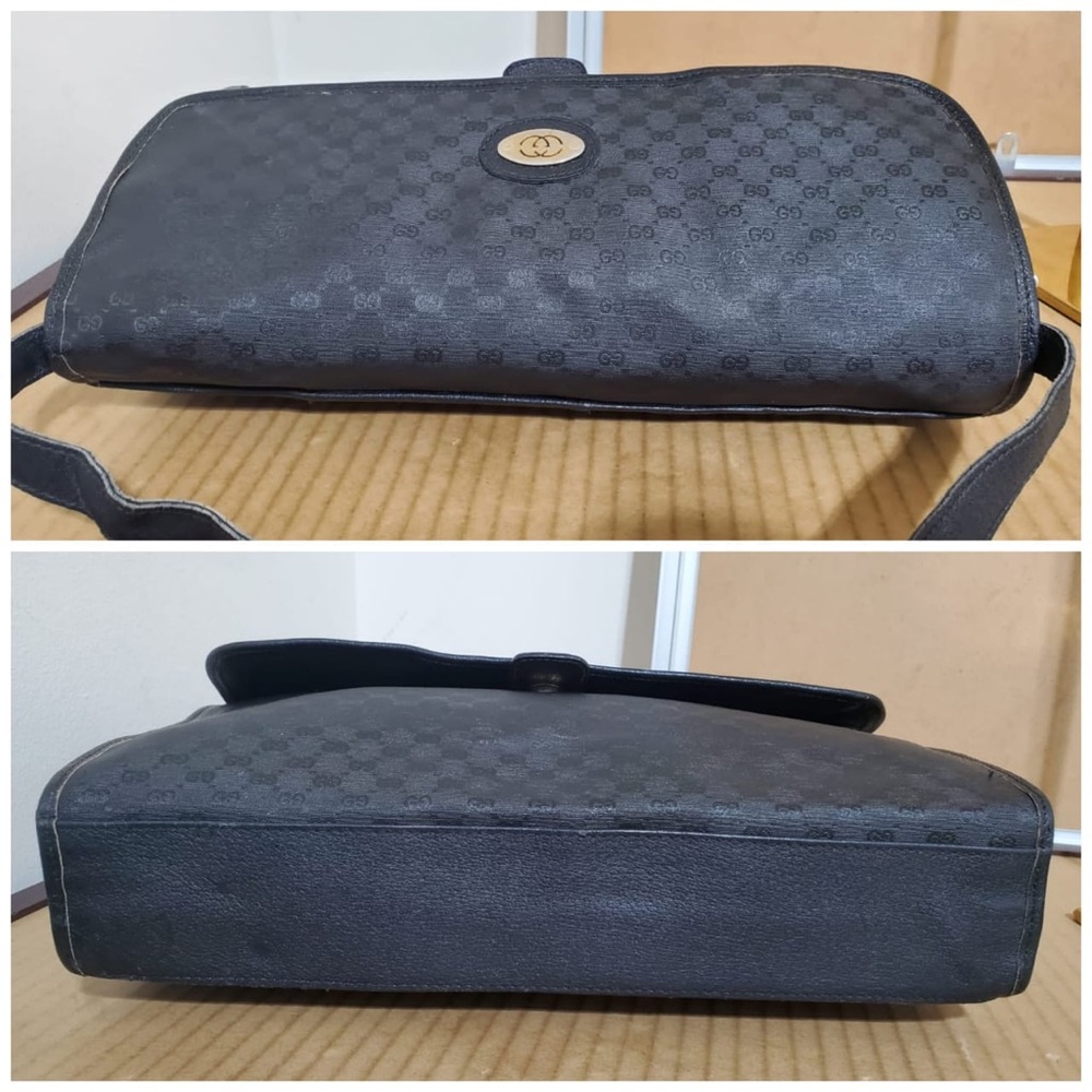 Authentic Gucci Vintage Mirco GG Crossbody Black - Picture 4 of 9